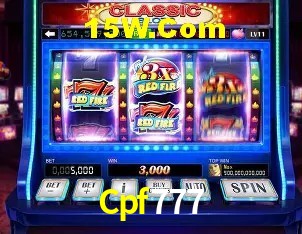 Jogos de Slot Cpf777